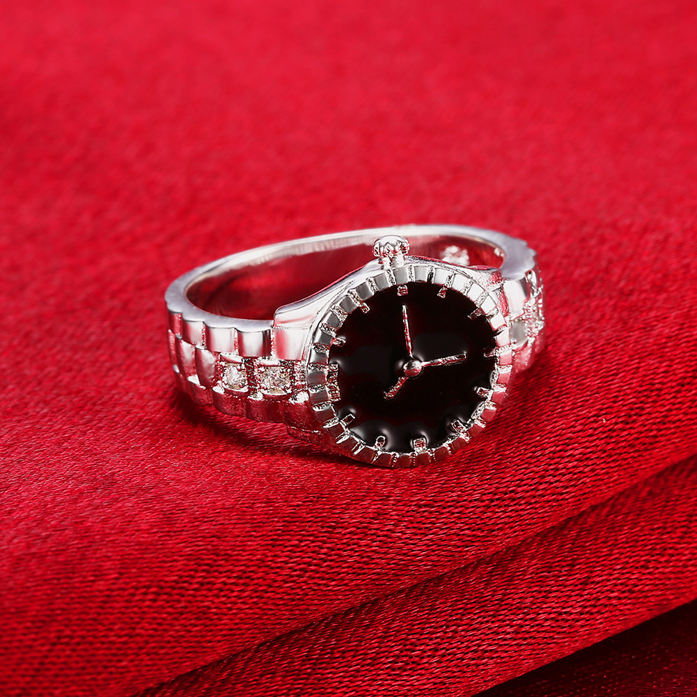 Luxury Watch Offers - 925 Sterling Silver Wrist Watch Zircon