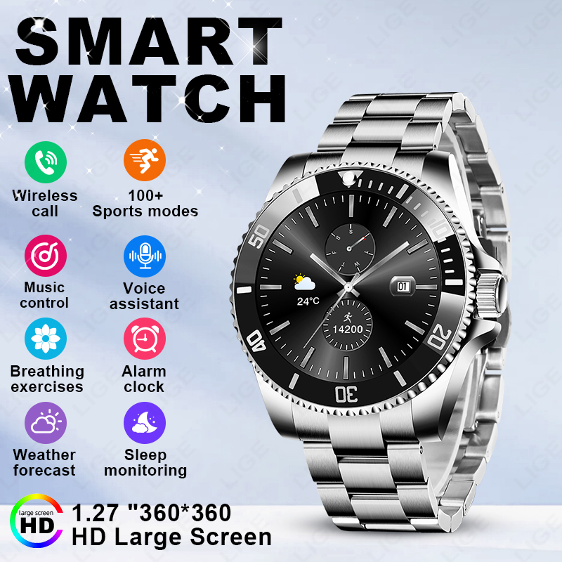 Luxury Watch In The World - LIGE 2026 Smart Watch 1.27