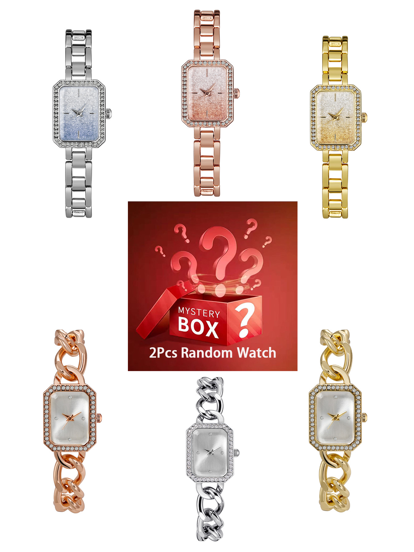 Luxury Watch Box - 2 pieces women's watches mystery box