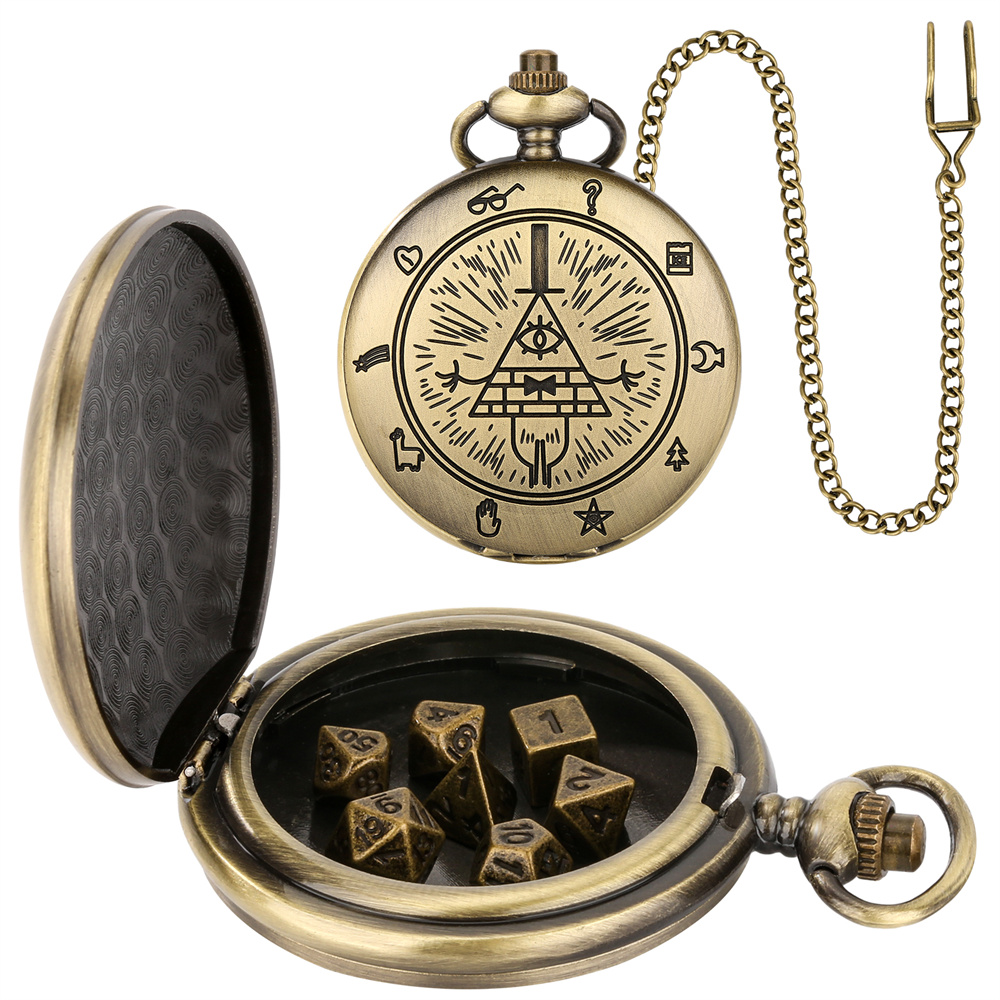 Bronze Case Watch - Vintage Bronze/Grey Black Pocket Watch Case