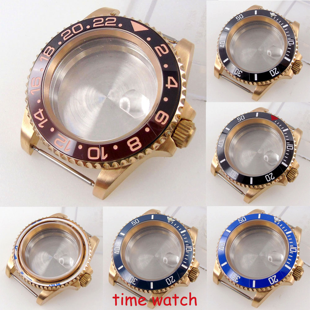 Bronze Case Watch - 40mm CUSN8 Solid Bronze Diver Men