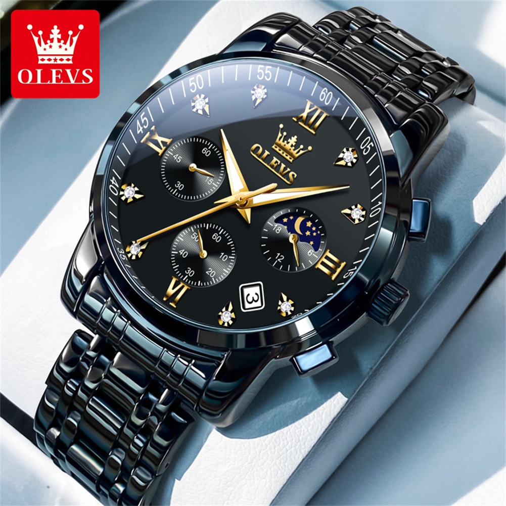 Luxury Watch Deals - OLEVS Popular men's watches stainless steel
