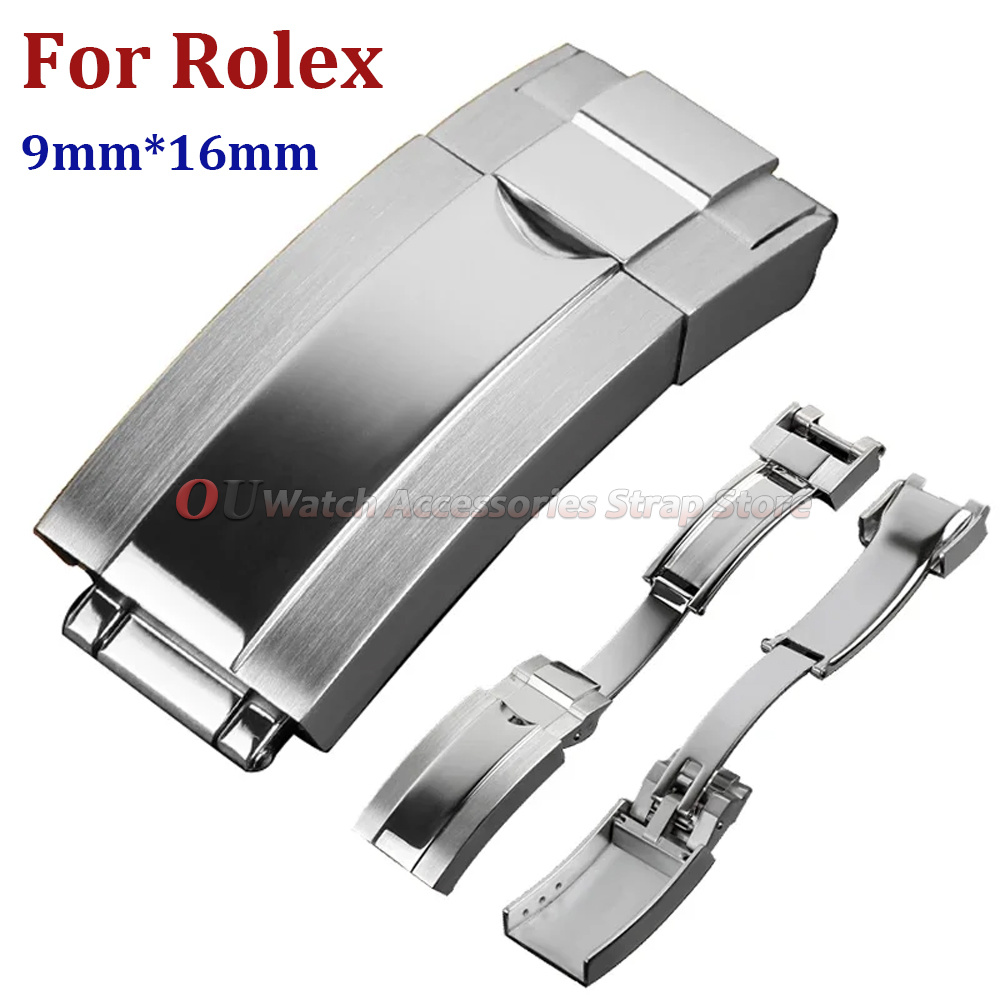 Luxury Watch Expensive - 9mmx16mm Stainless Steel Deployment Clasp for