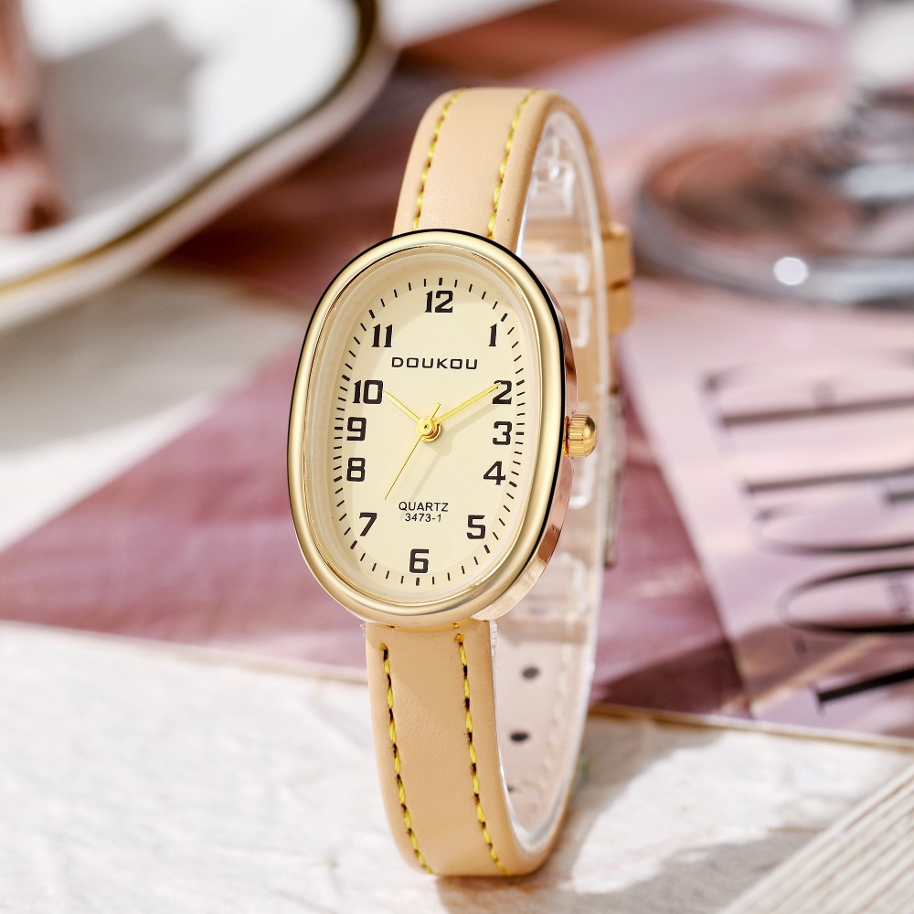 Luxury Oval Dial Women Watches - đánh giá và giá Luxury Watch With Leather Strap