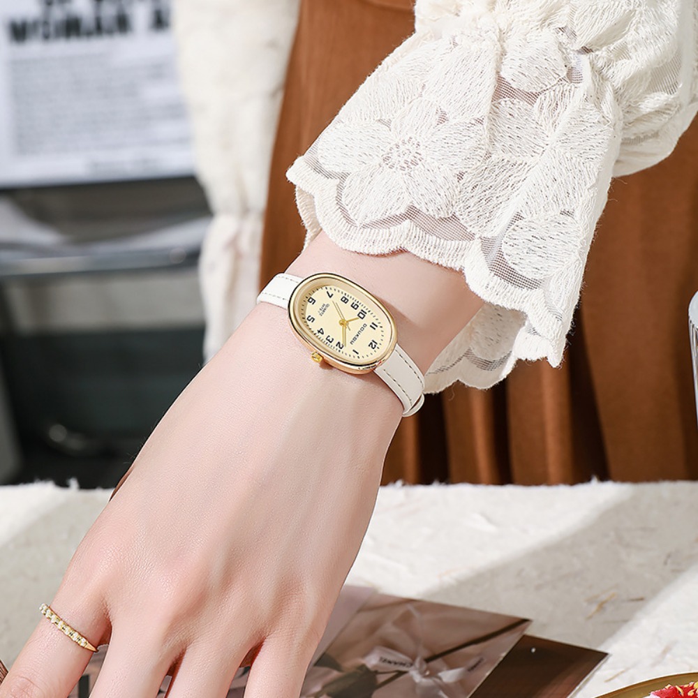 Luxury Oval Dial Women Watches - đánh giá và giá Luxury Watch With Leather Strap