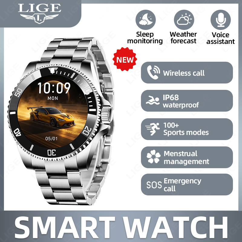 LIGE Business Smart Watch Men  - đánh giá và giá Luxury Watch In The World
