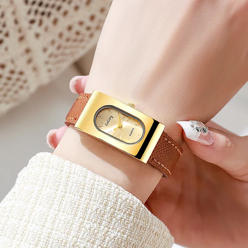 Luxury Ladies Brand Women Watc - đánh giá và giá Luxury Watch With Leather Strap