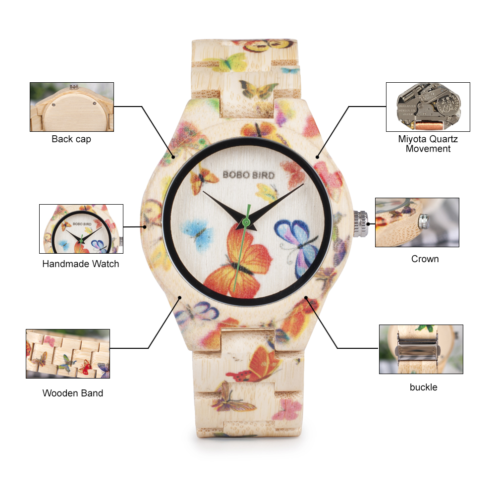 BOBO BIRD Wood Women Watches L - đánh giá và giá Luxury Watch Deals
