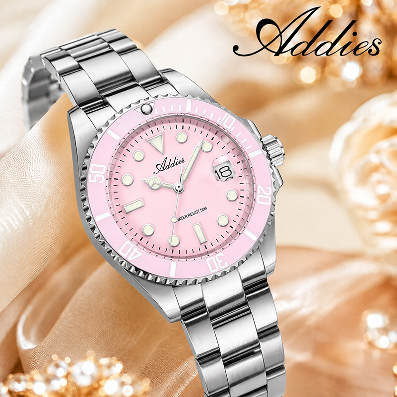 ADDIES 36mm 50m Waterproof Wom - đánh giá và giá Luxury Watch Deals