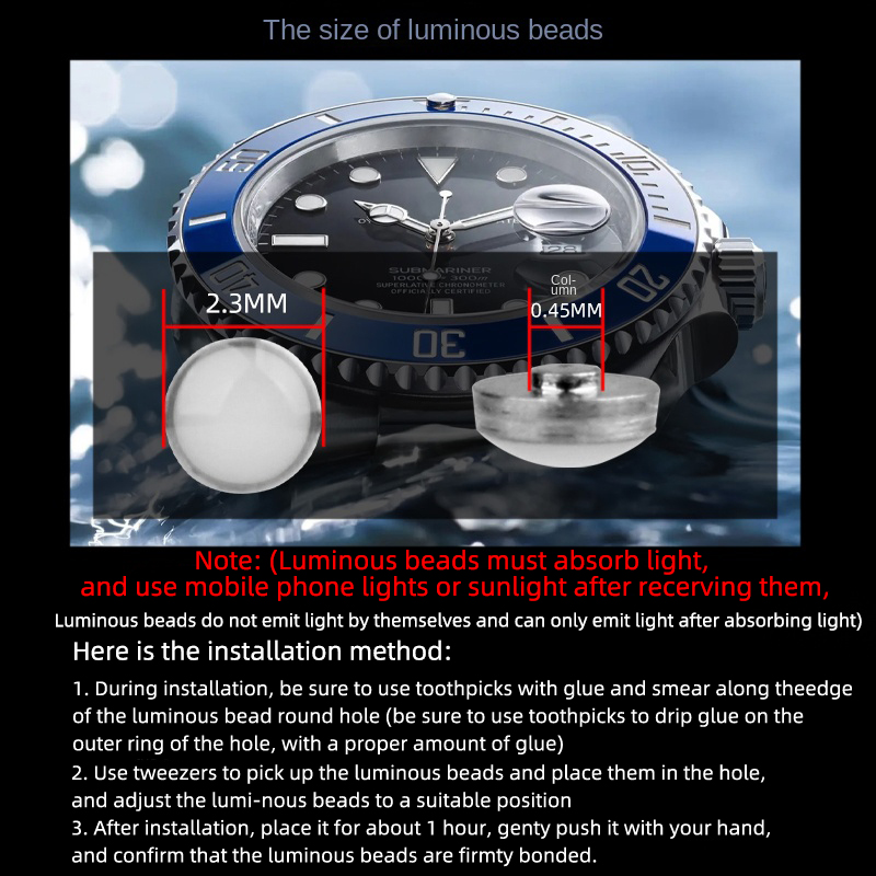 2.3x0.45mm Luminous pip For Se - đánh giá và giá Luxury Watch Expensive