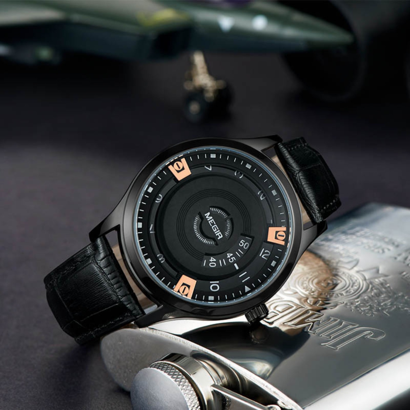 MEGIR Men Watches Luxury Leath - đánh giá và giá Luxury Watch With Leather Strap