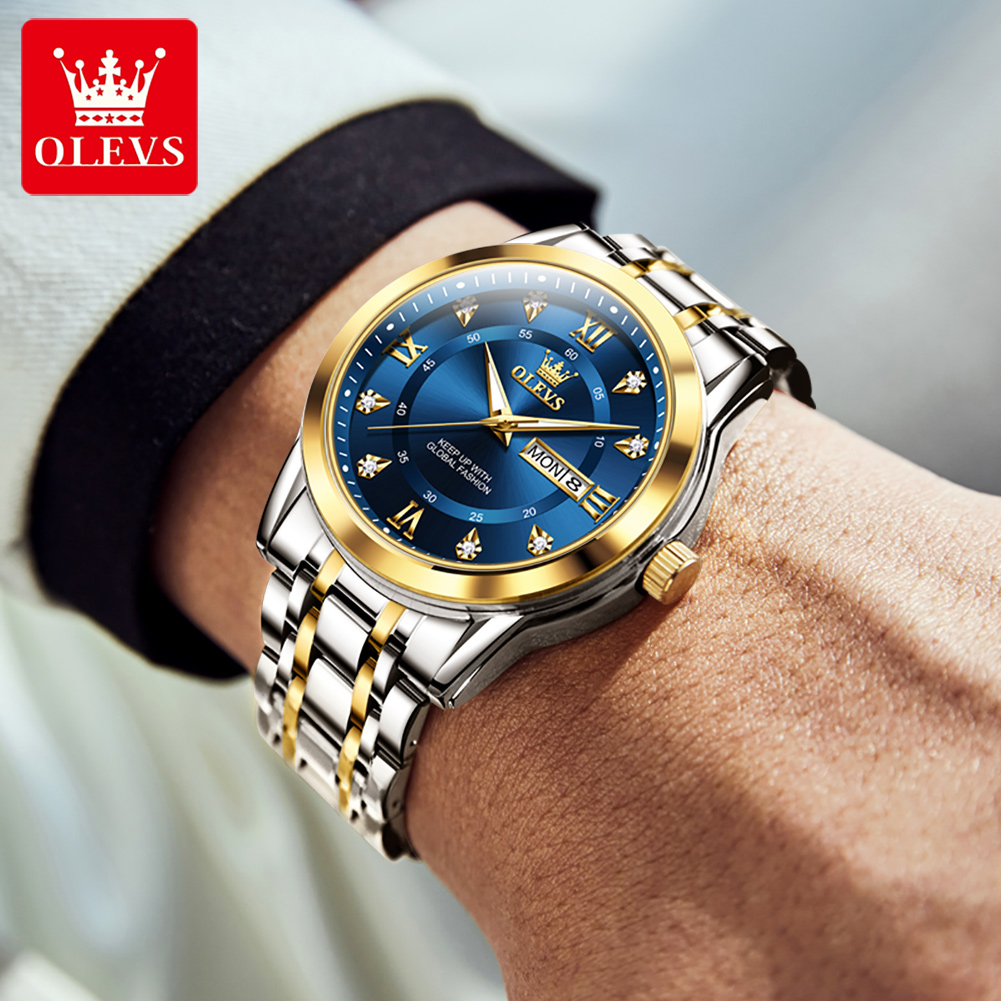 OLEVS Brand Fashion men's watc - đánh giá và giá Luxury Watch Deals