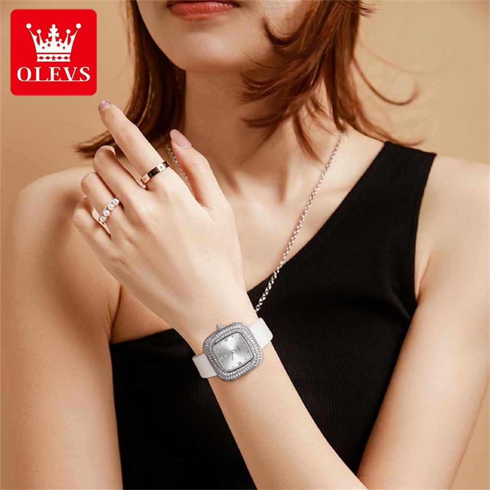 OLEVS 5512 Luxury Elegant Wome - đánh giá và giá Luxury Watch With Leather Strap