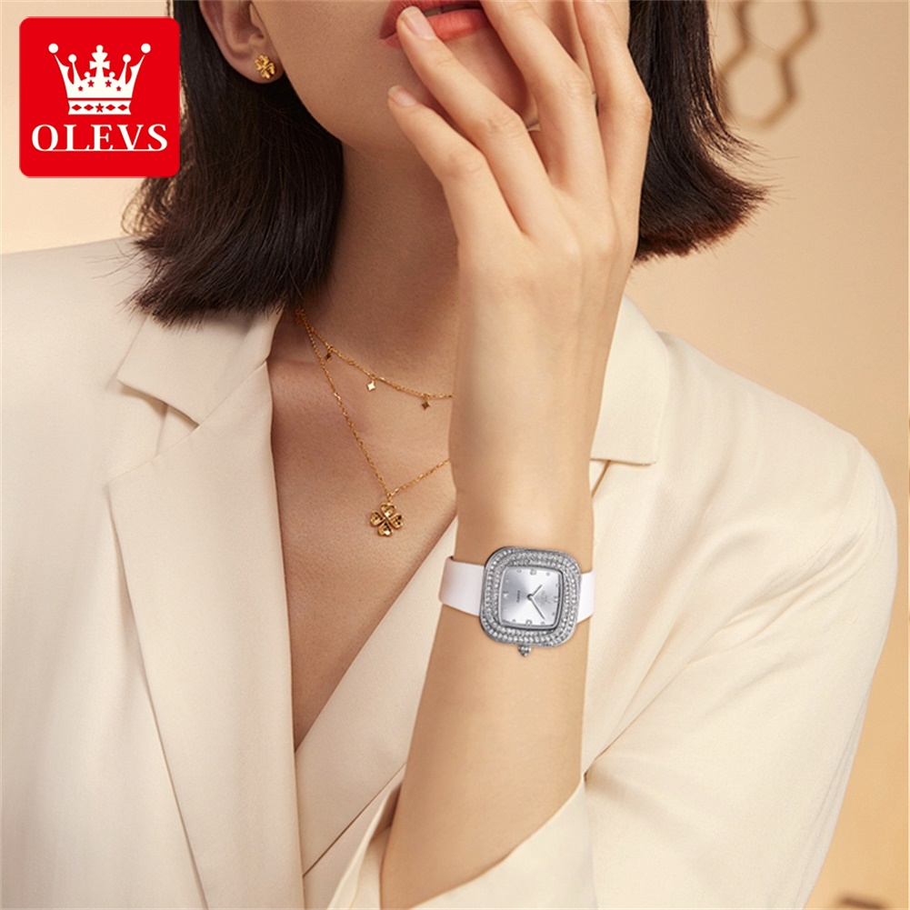 OLEVS 5512 Luxury Elegant Wome - đánh giá và giá Luxury Watch With Leather Strap