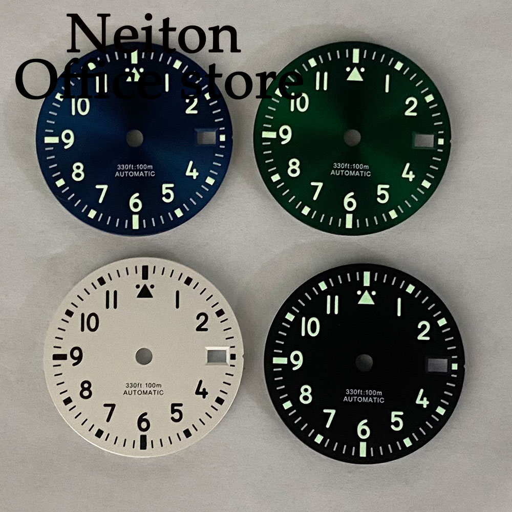 NEITON 29mm Black Blue Green W - đánh giá và giá Bronze Case Watch
