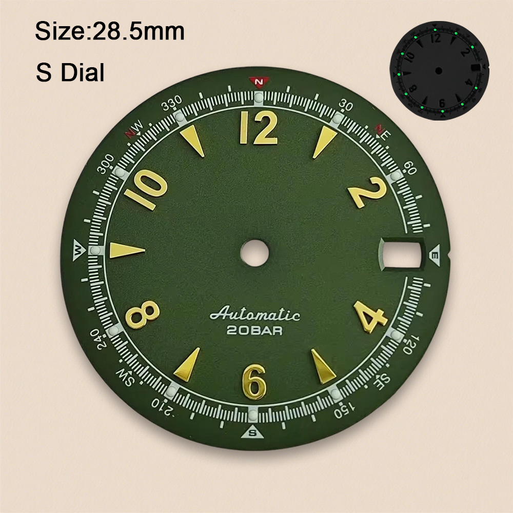 Nh35 Dial S Logo 28.5mm Retro  - đánh giá và giá Bronze Case Watch