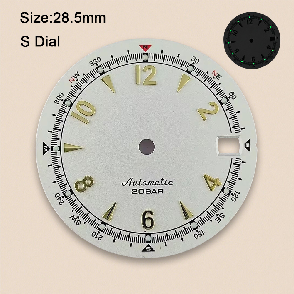 Nh35 Dial S Logo 28.5mm Retro  - đánh giá và giá Bronze Case Watch