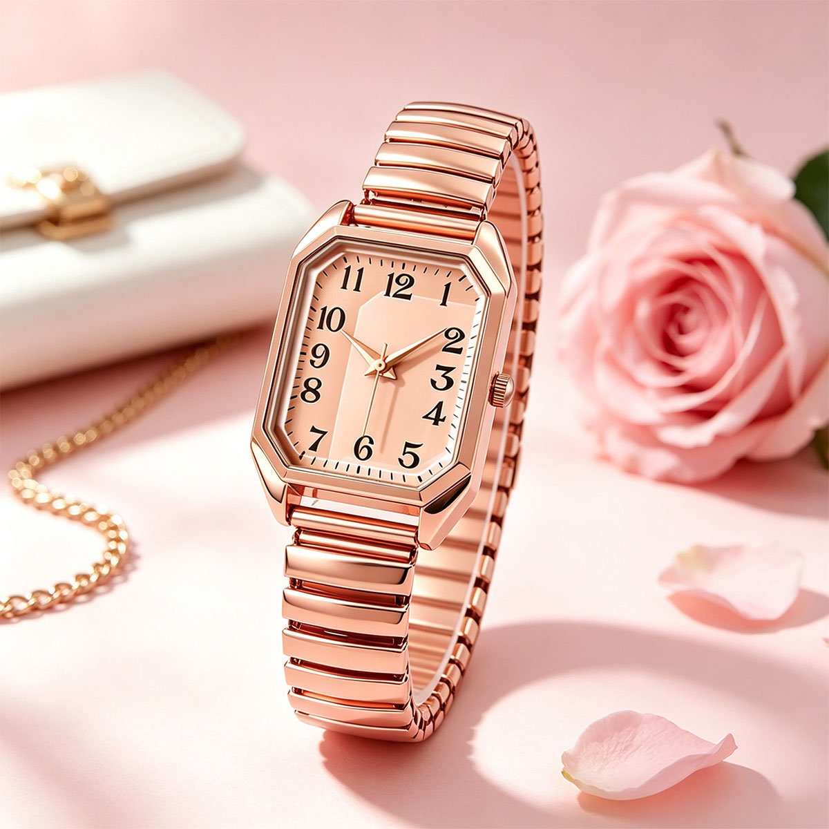Women Octagonal Rectangle Quar - đánh giá và giá Luxury Watch Deals