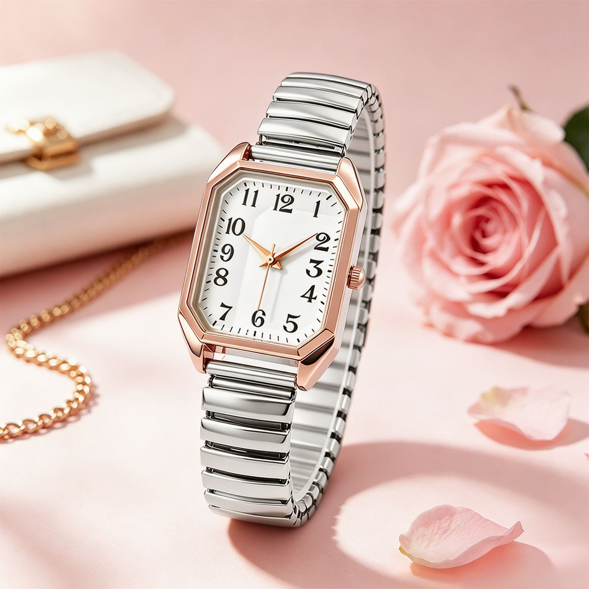 Women Octagonal Rectangle Quar - đánh giá và giá Luxury Watch Deals