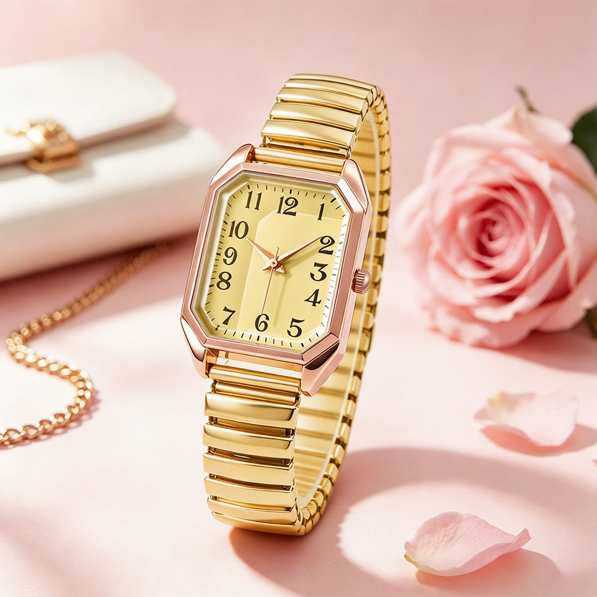 Women Octagonal Rectangle Quar - đánh giá và giá Luxury Watch Deals