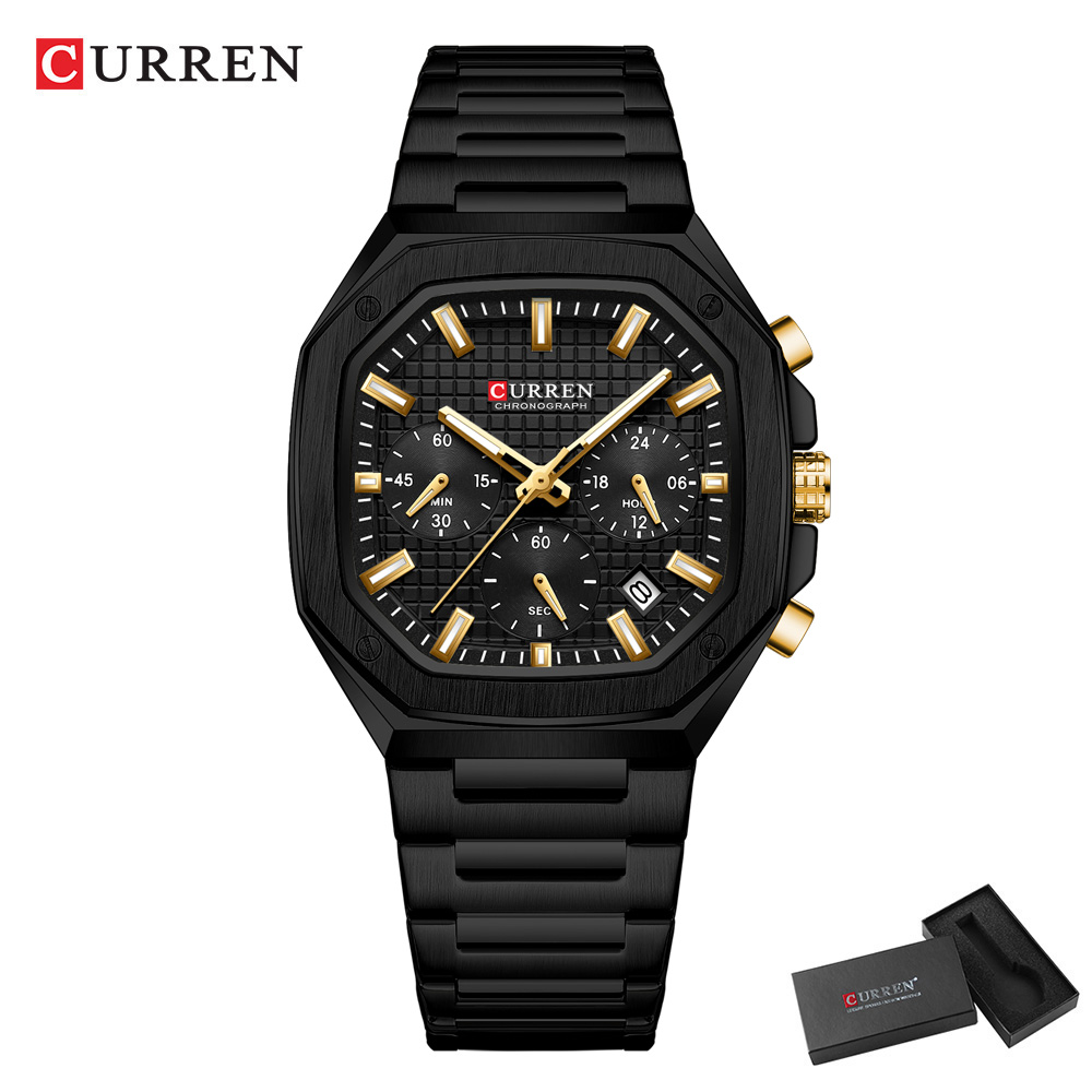 CURREN Luxury Square Chrono Wa - đánh giá và giá Luxury Watch And Bracelet