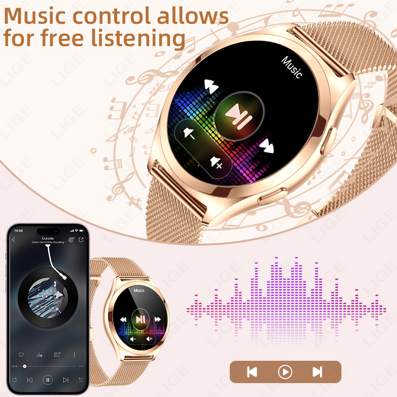 LIGE Luxury Smart Watch For Wo - đánh giá và giá Luxury Watch In The World